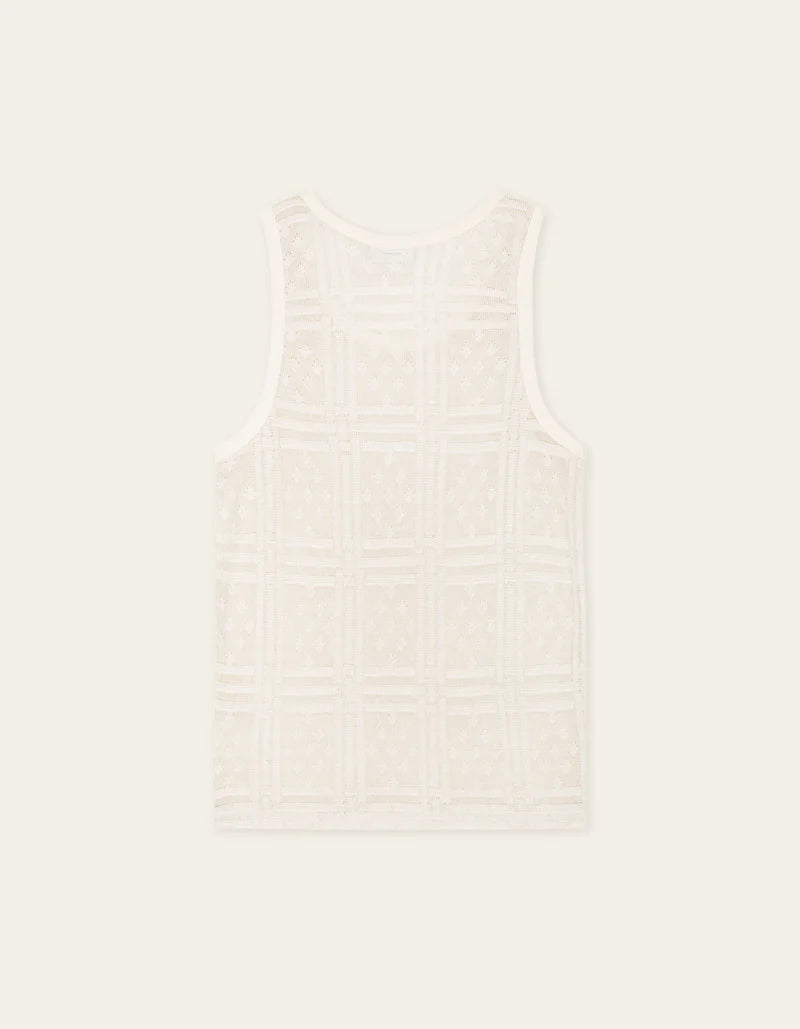 HUXLEY POINTELLE TANK TOP