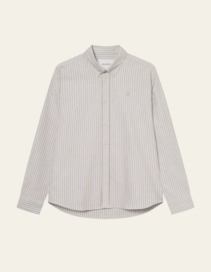 KONRAD STRIPED OXFORD SHIRT