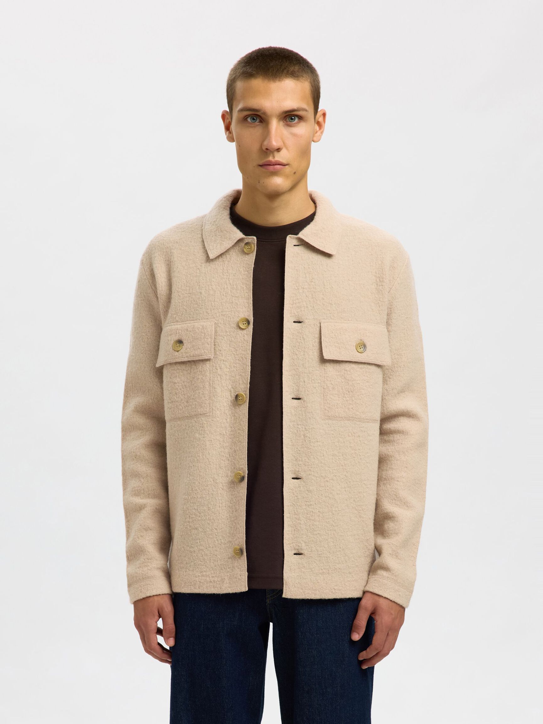 NEALY KNIT WORKWEAR CARDIGAN