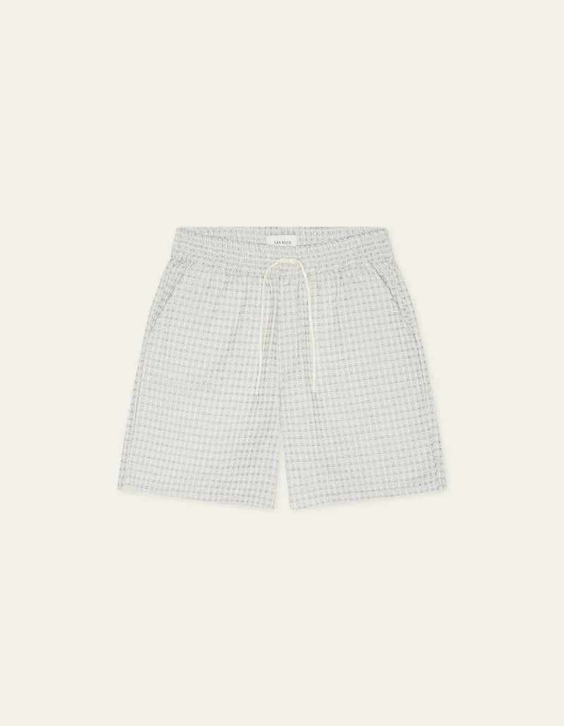 CHECK SEERSUCKER SHORTS