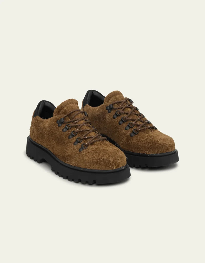 HAIRY SUEDE LOW HIKING BOOT