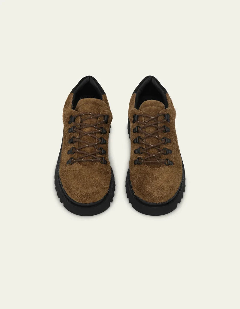 HAIRY SUEDE LOW HIKING BOOT