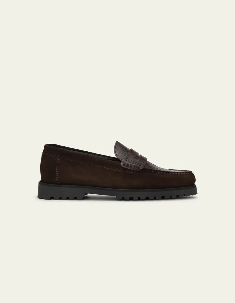 CROCO MIX LOAFER