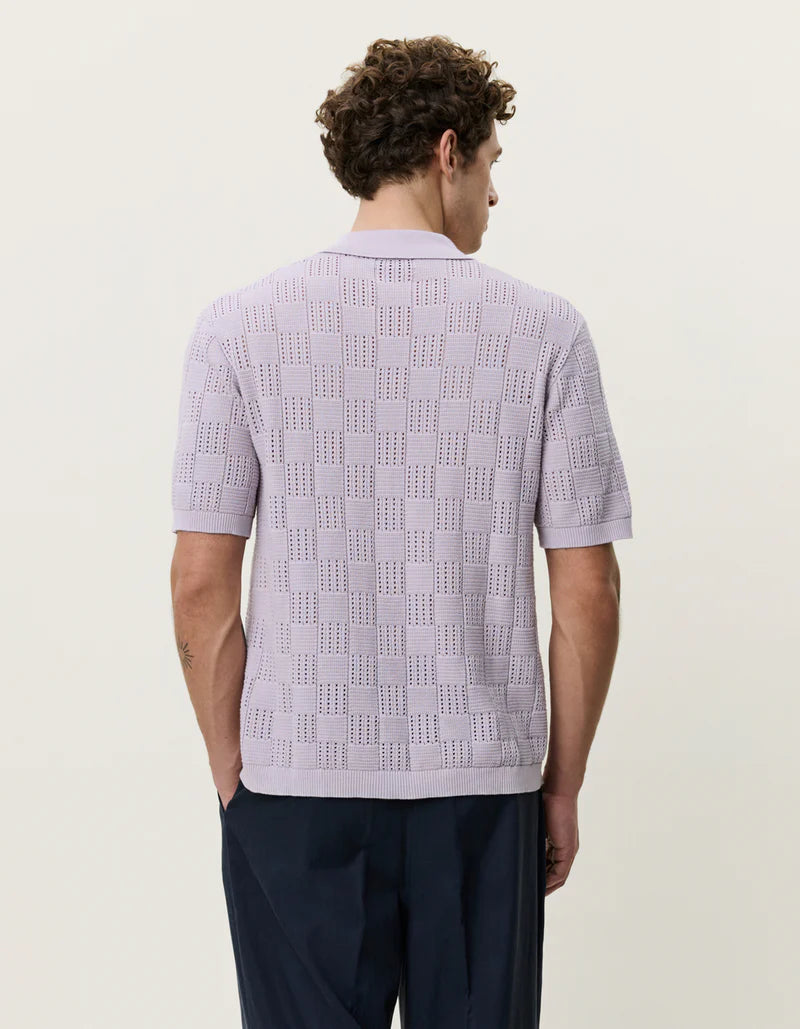 SQUARED KNITTED SS SHIRT