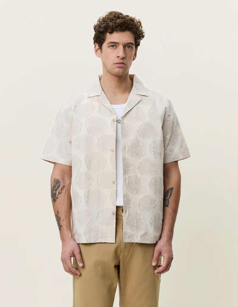 DAHLIA JACQUARD SS SHIRT