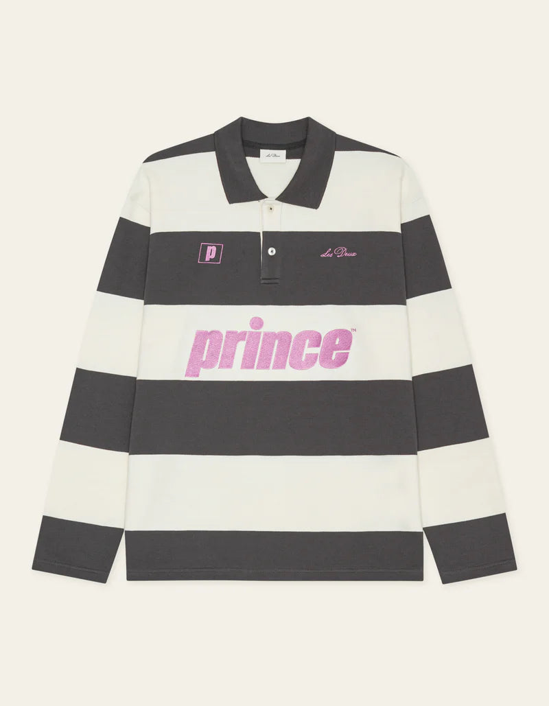 PRINCE STRIPED LS POLO