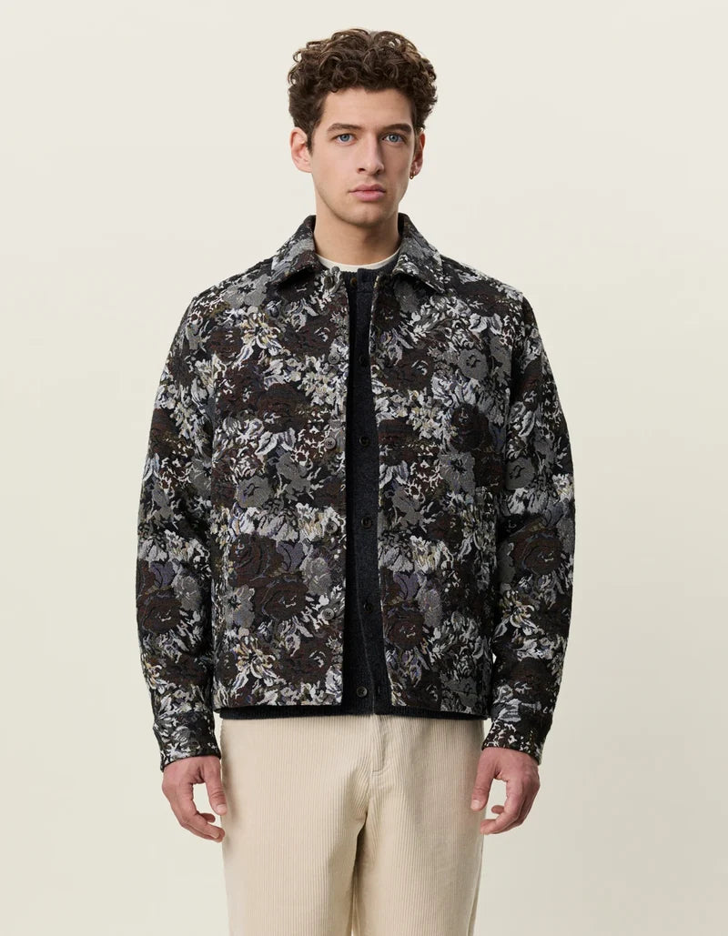 ROSE JACQUARD OVERSHIRT