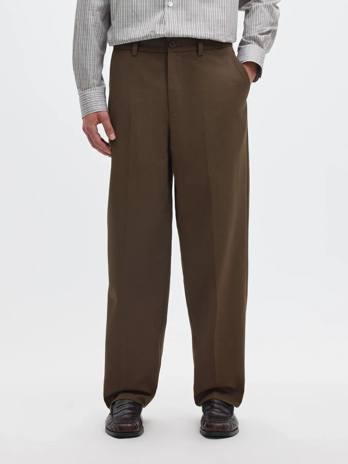 LUKE LOOSE WOOL BLEND PANT