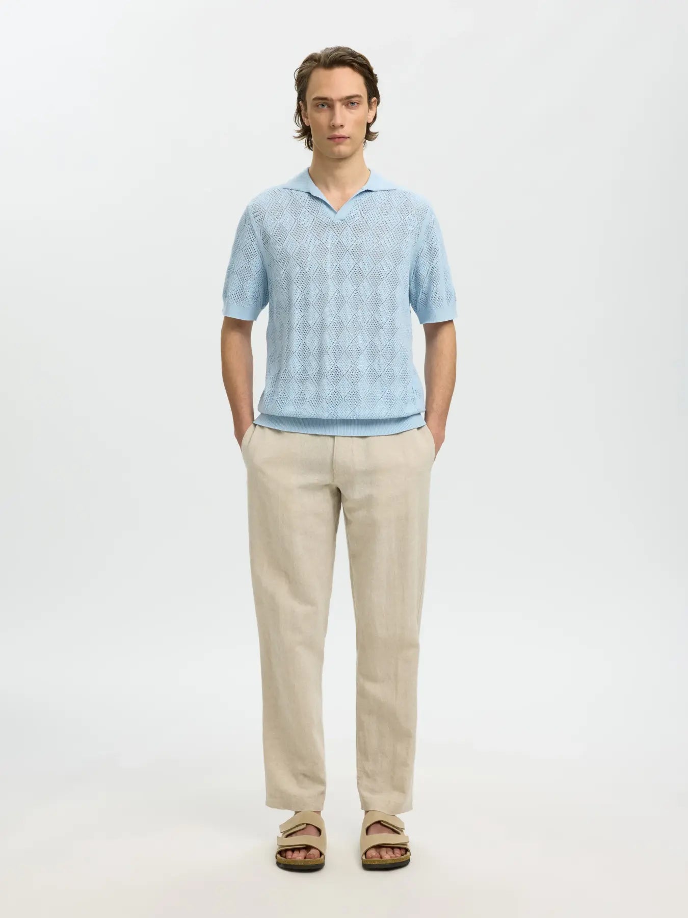 ARCO SS KNIT STRUCTURE POLO