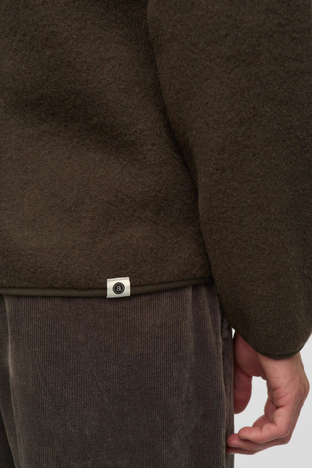 AKSIGURD BOILED WOOL OVERSHIRT