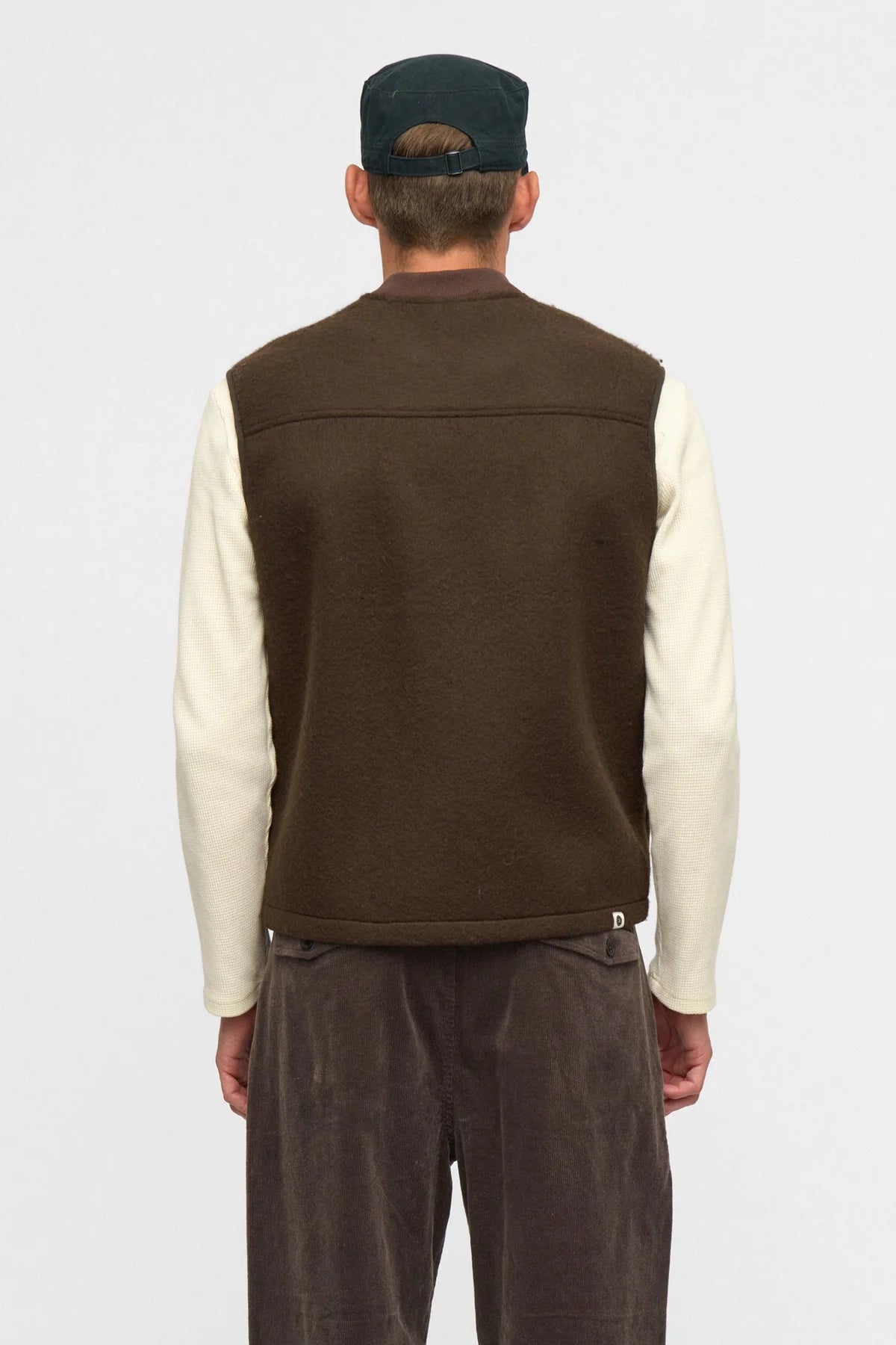 AKROBIN BOILED WOOL GILET