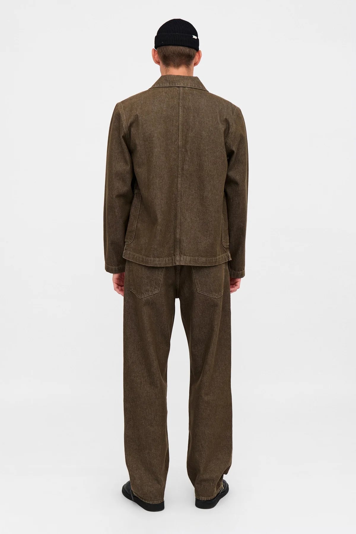 AKOZZI DYED DENIM OVERSHIRT