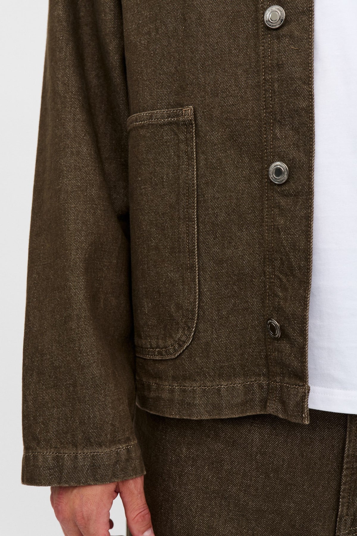 AKOZZI DYED DENIM OVERSHIRT