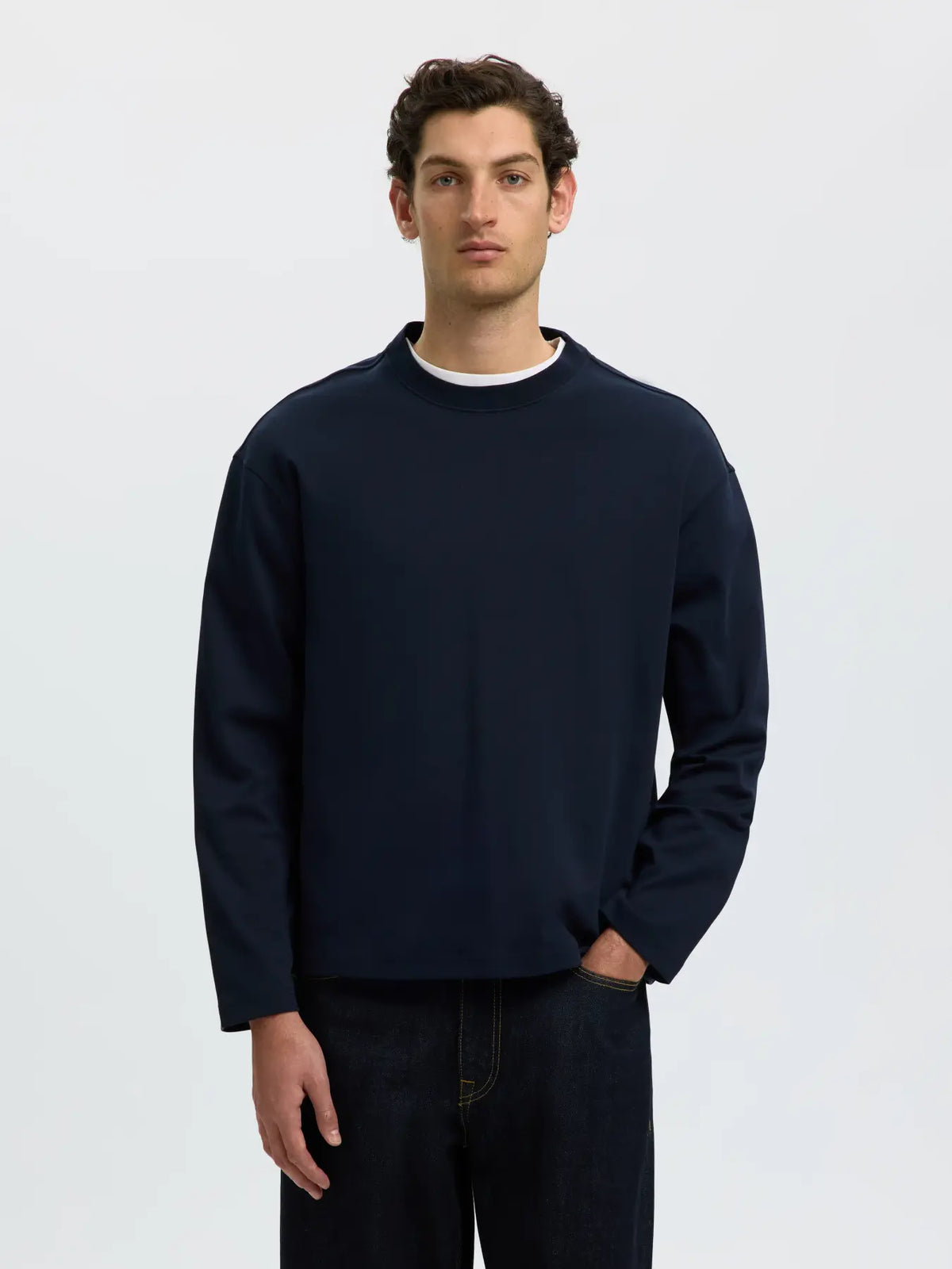 TAJ HEAVY LS O-NECK TEE