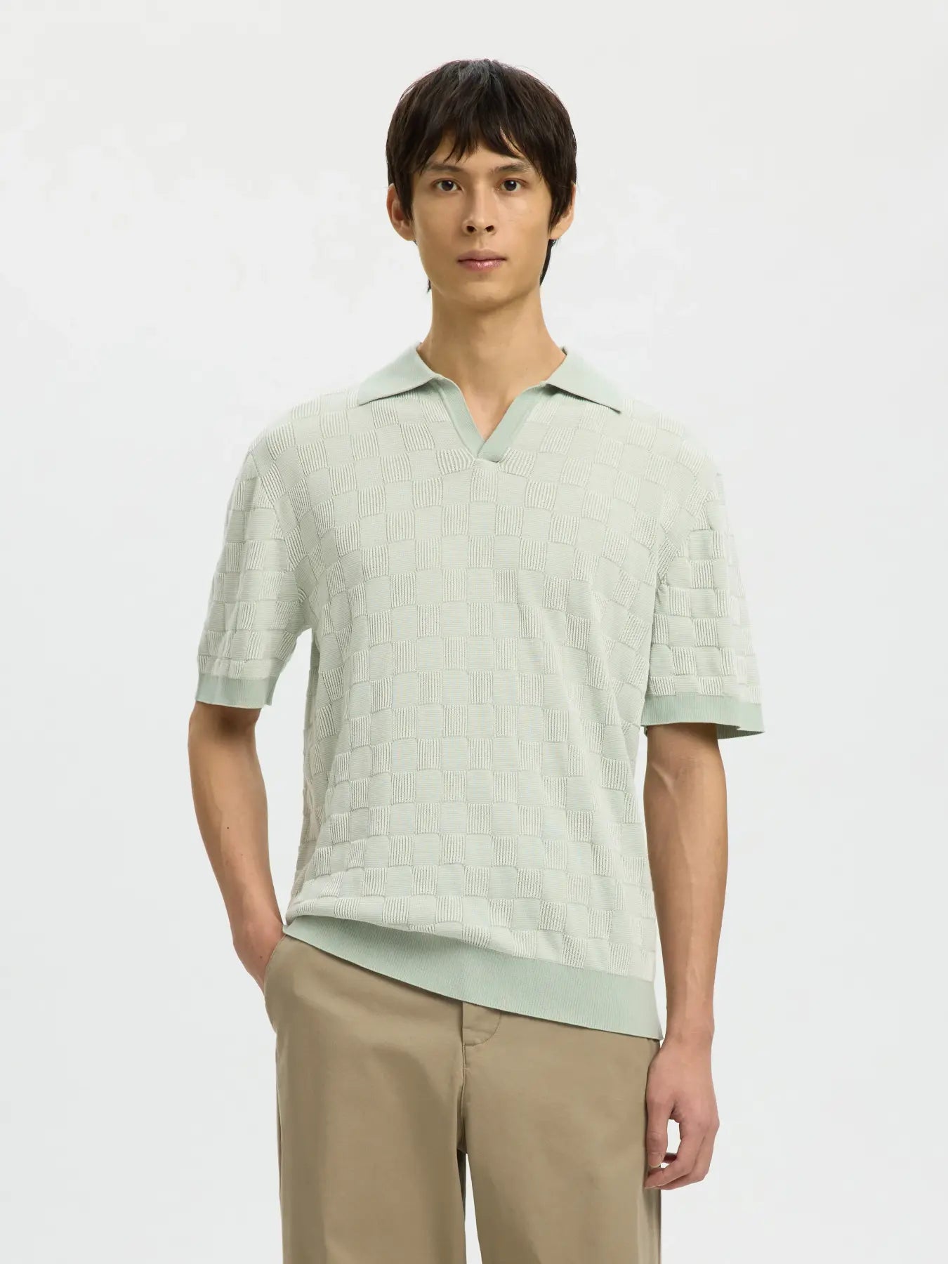 MILAS SS KNIT POLO