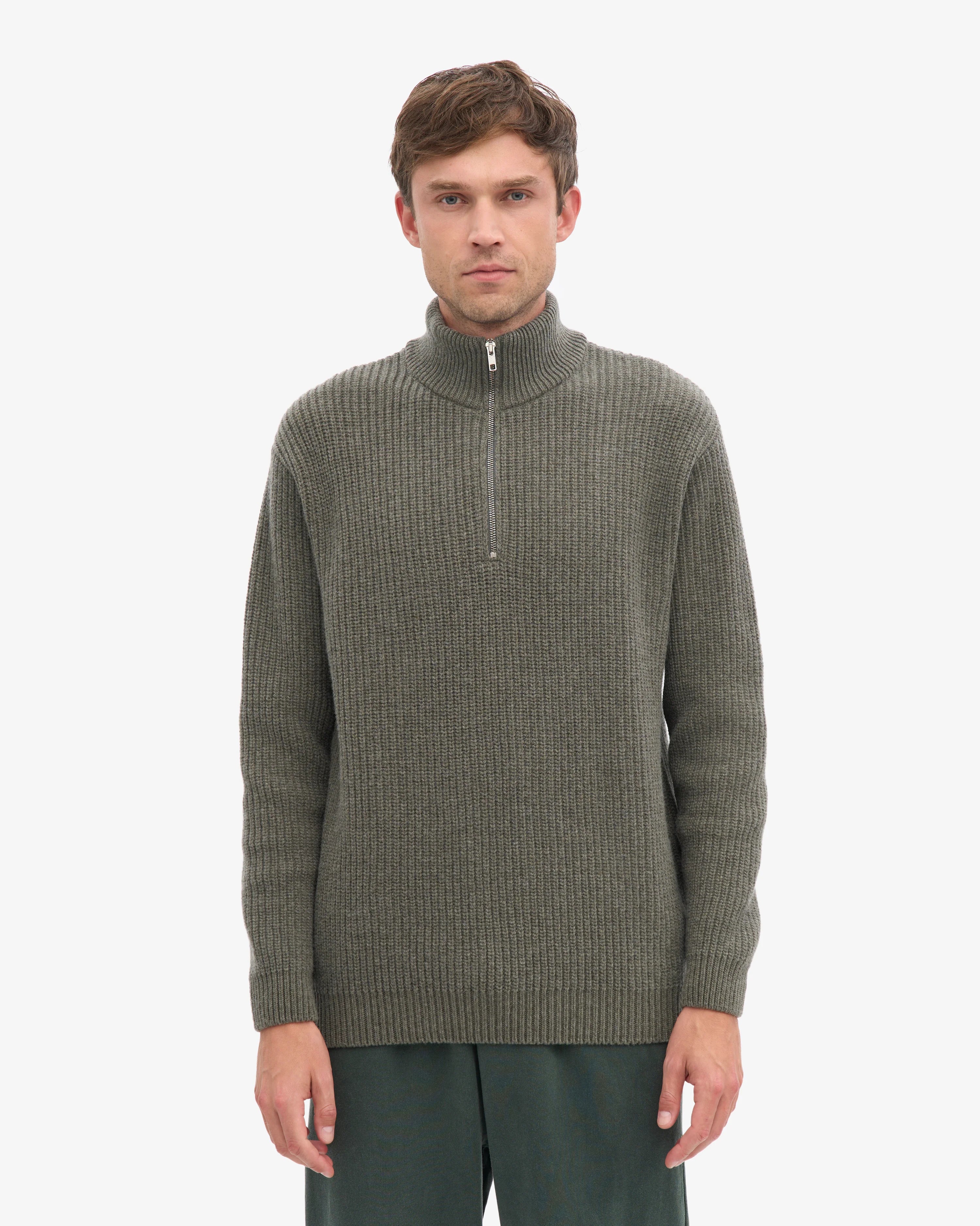 MERINO QUARTER ZIP