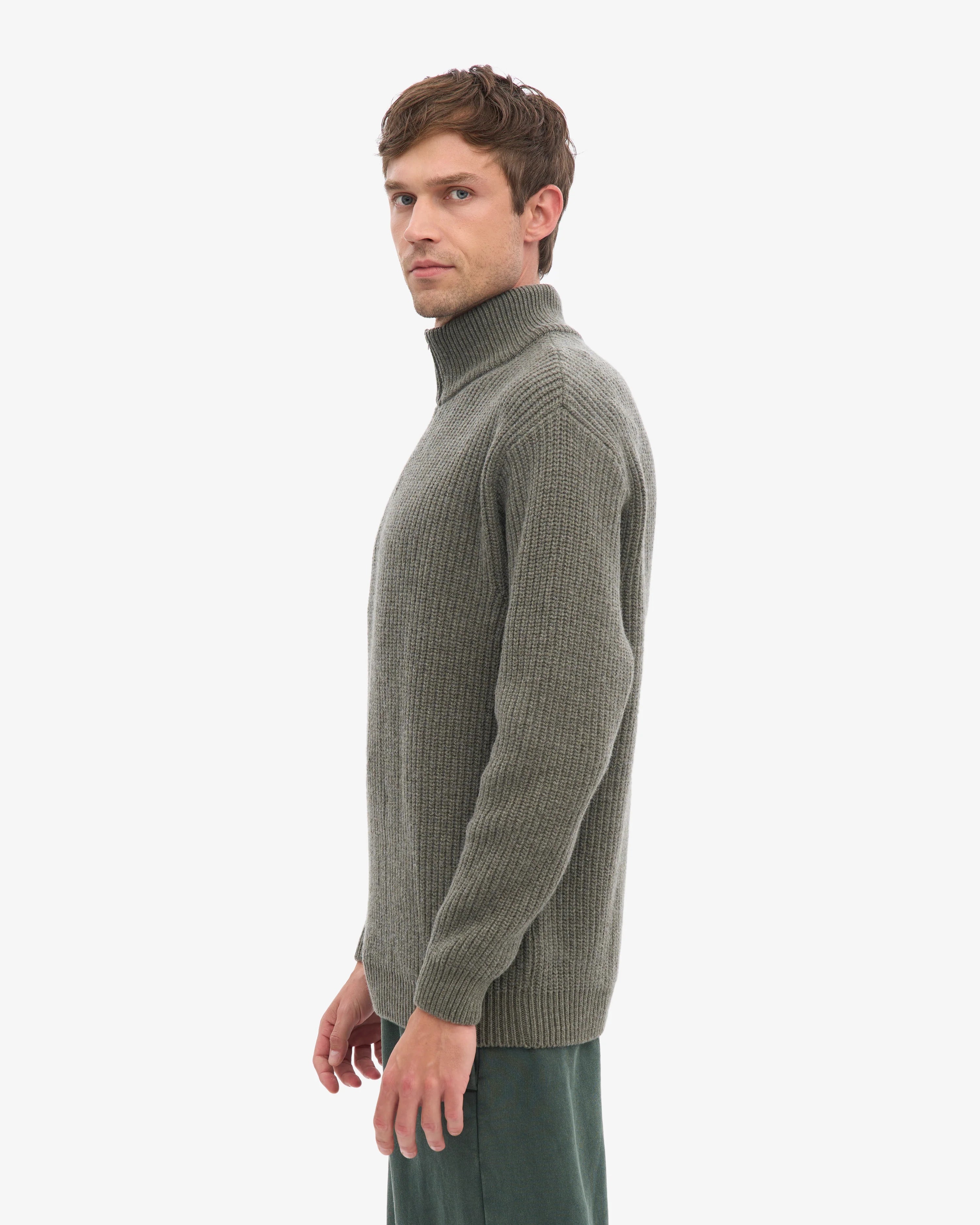 MERINO QUARTER ZIP