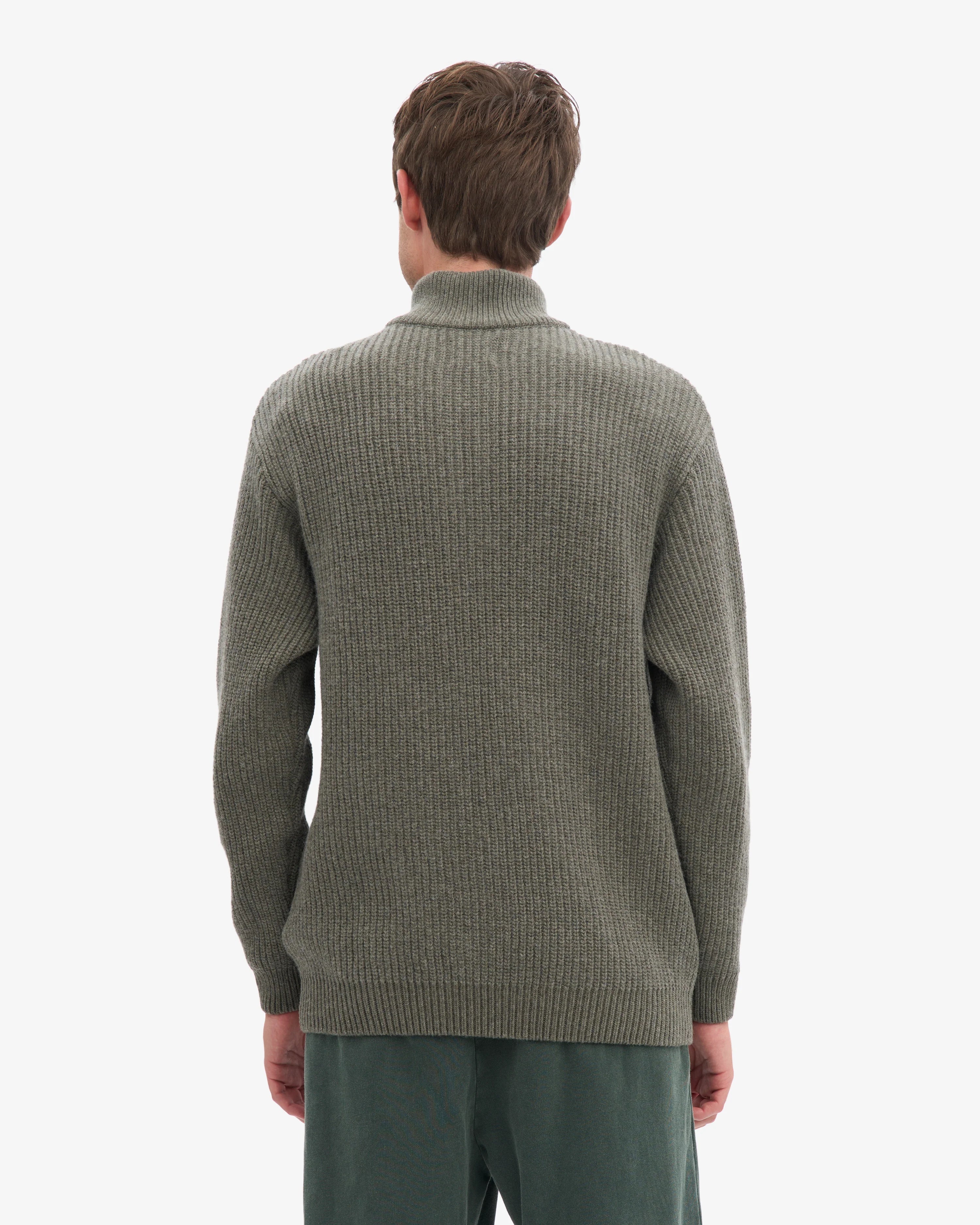 MERINO QUARTER ZIP