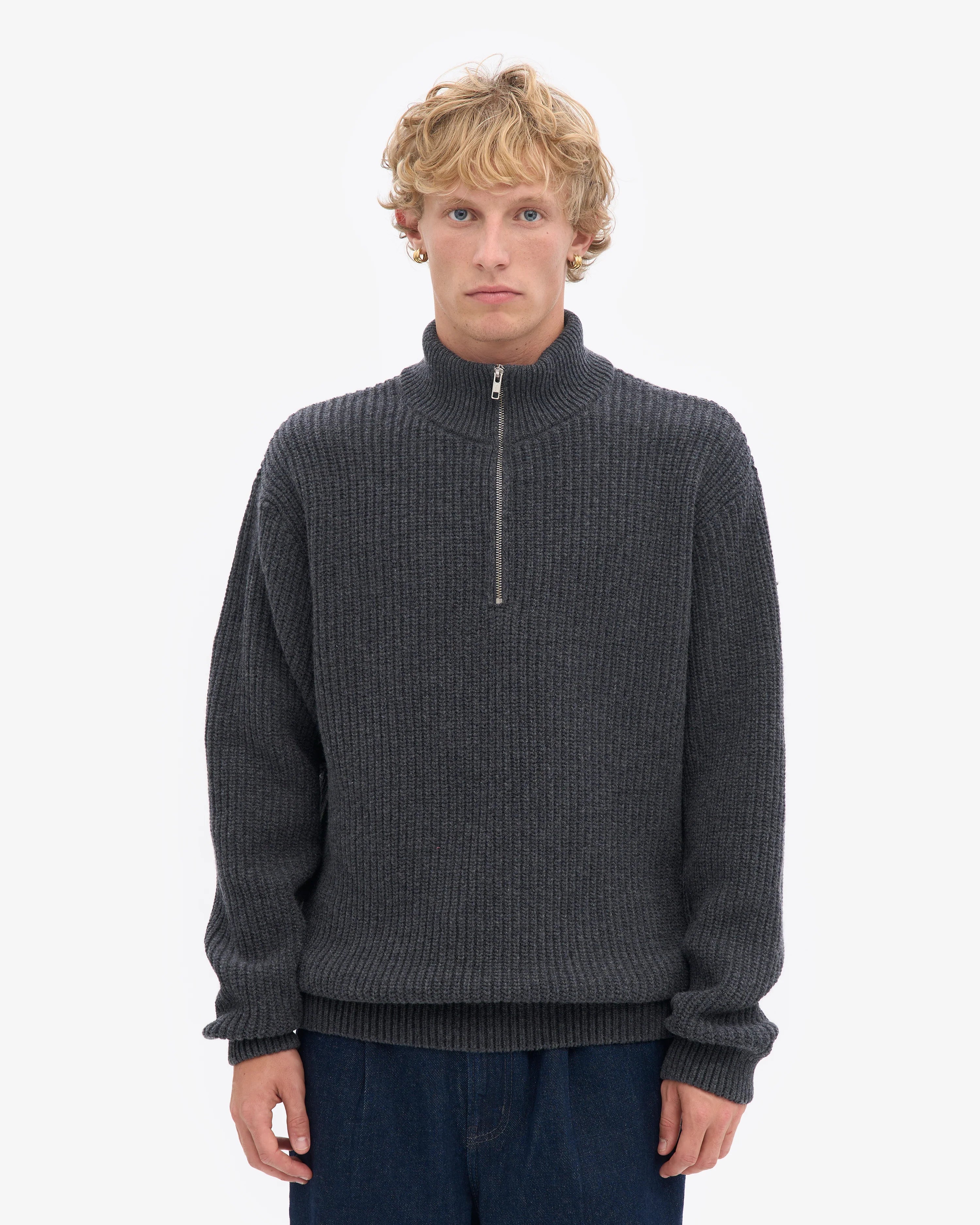 MERINO QUARTER ZIP