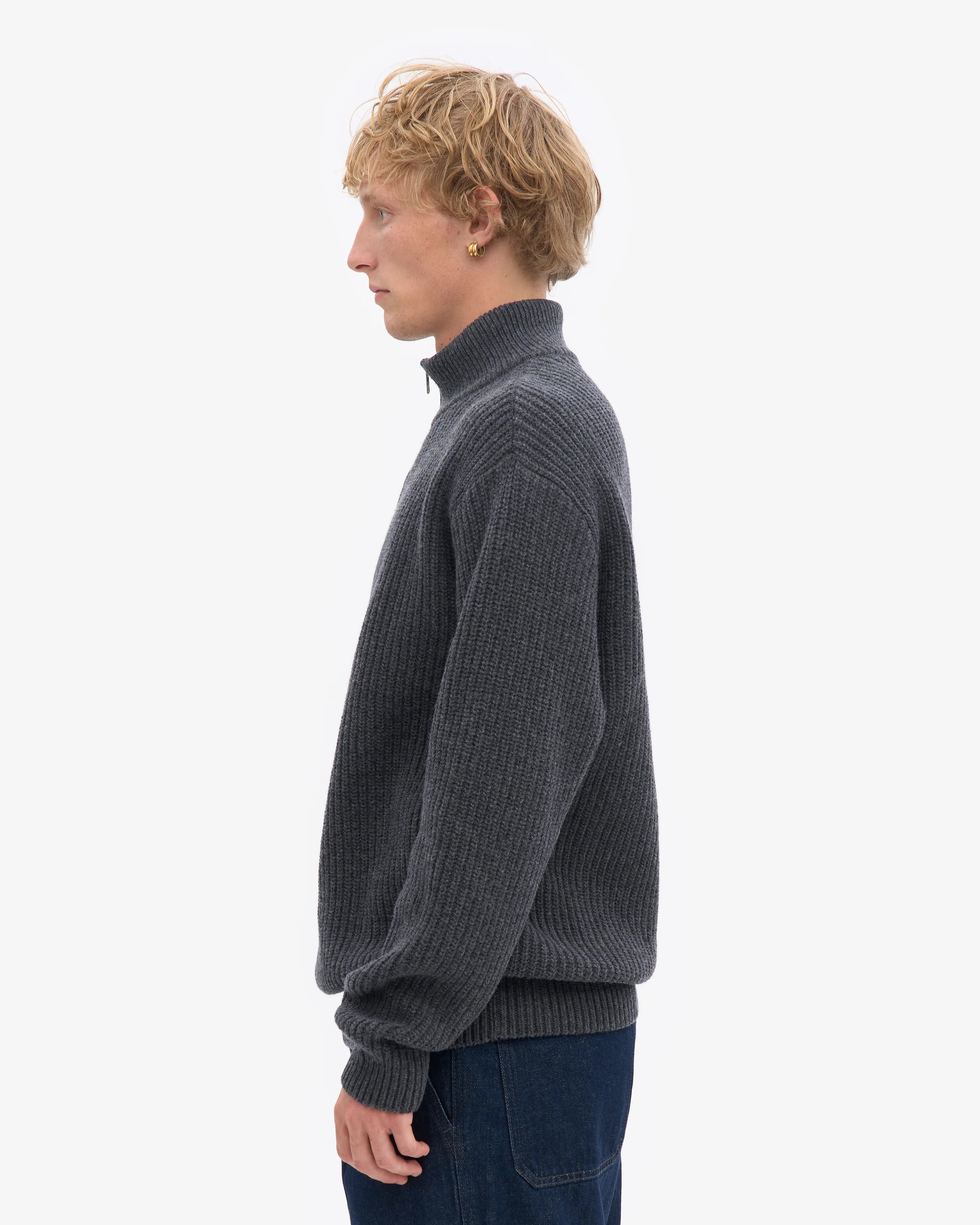 MERINO QUARTER ZIP