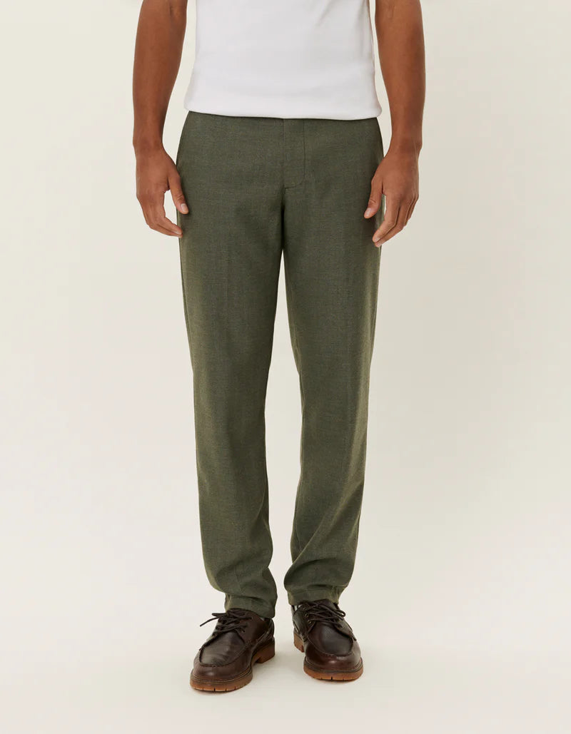 COMO REG HERRINGBONE SUIT PANTS