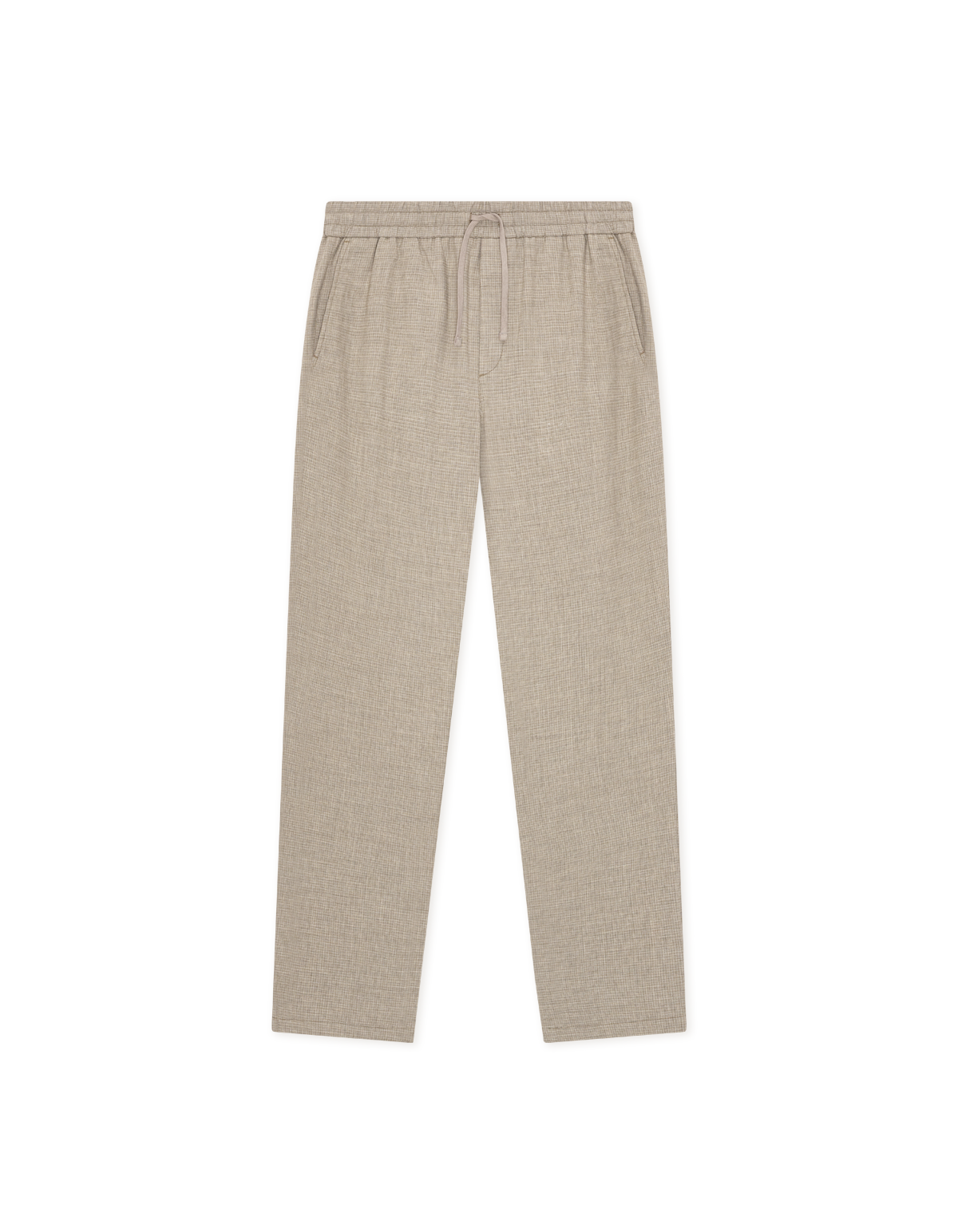 MINI CHECK DRAWSTRING PANTS