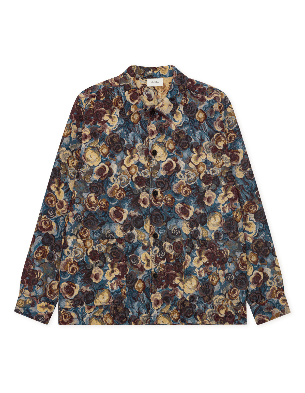 FLOWER JACQUARD OVERSHIRT
