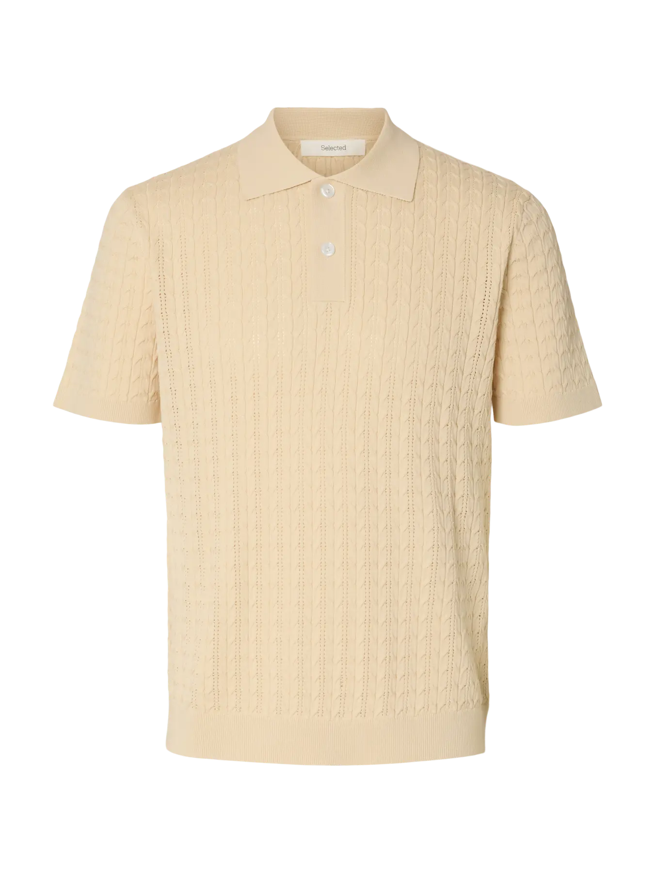 MATTIS KNIT CABLE POLO
