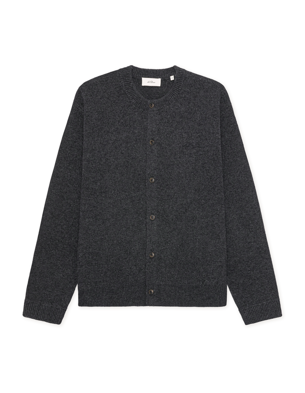 KNITTED ROUNDNECK CARDIGAN
