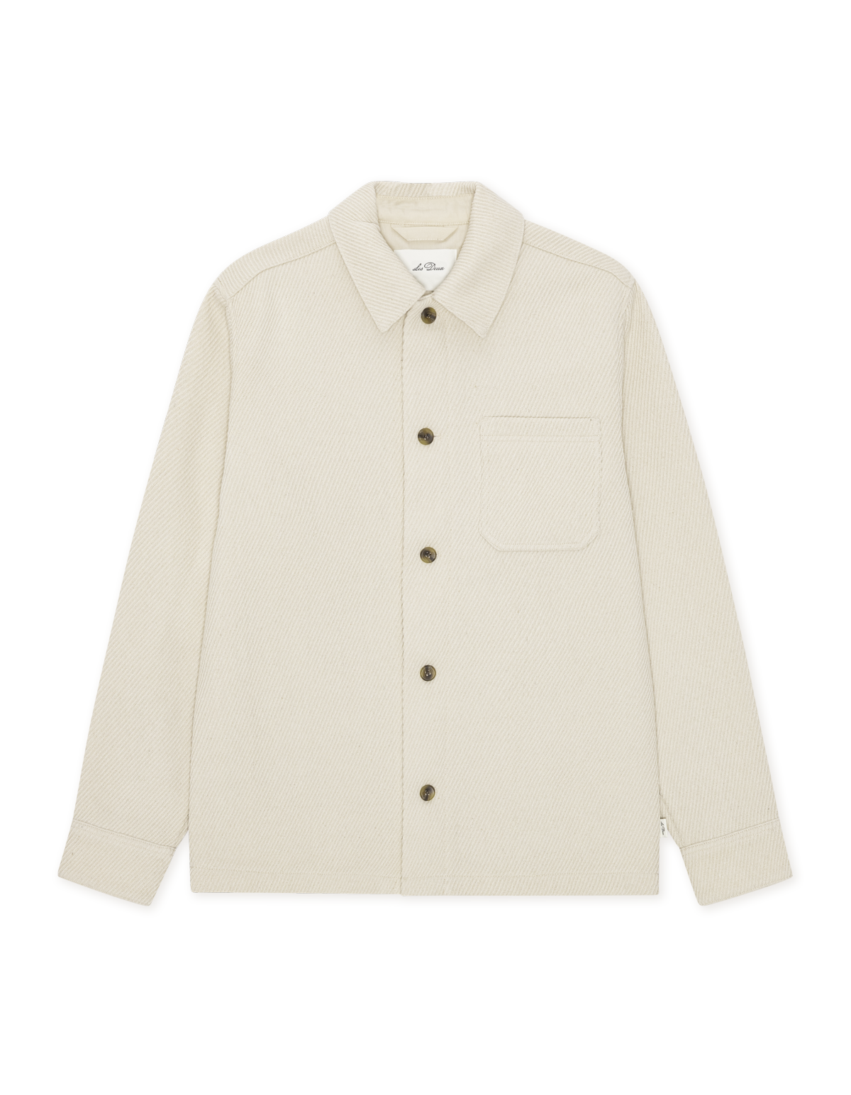 TWILL WOOL OVERSHIRT