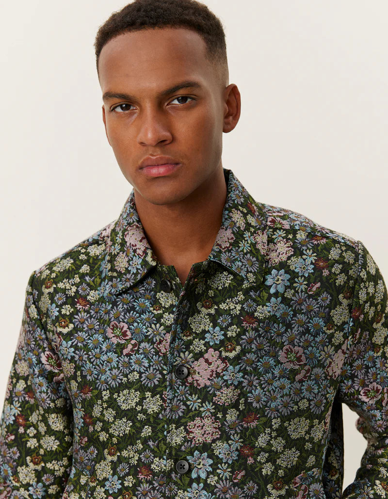 JAIDEN JACQUARD OVERSHIRT