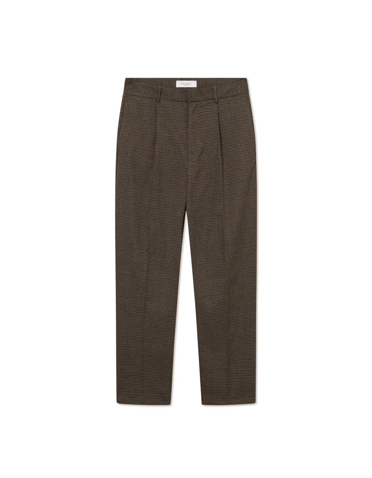 REECE CHECK PLEATED SUIT PANTS