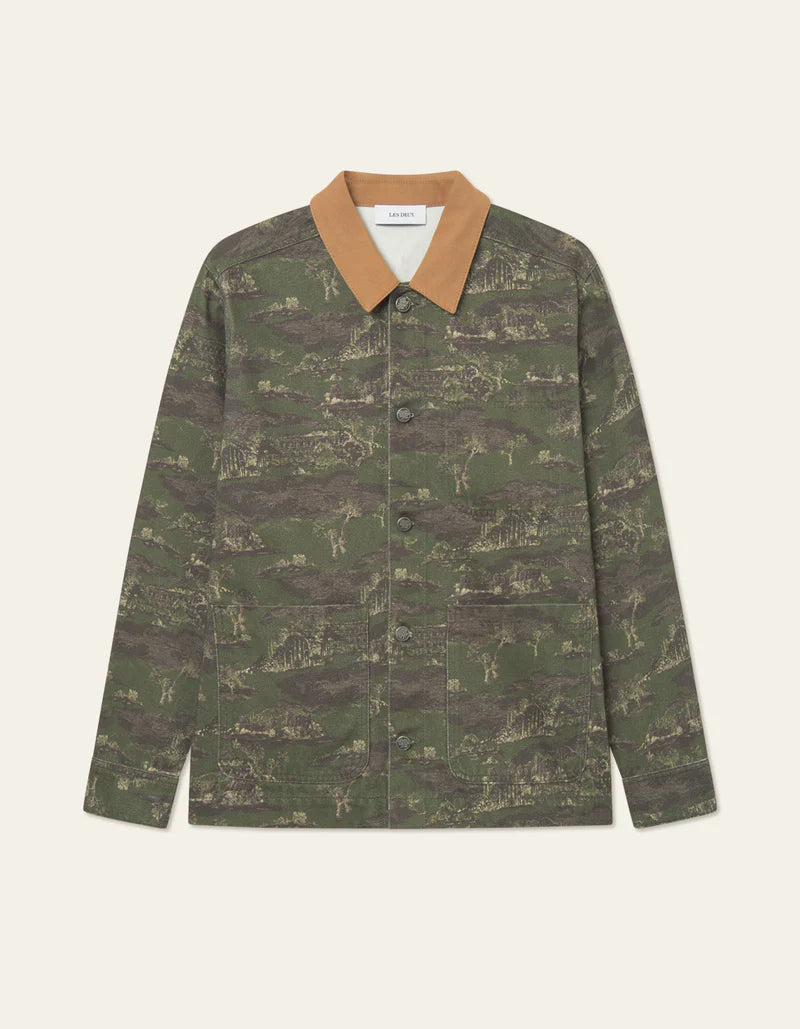 LAYTON AOP DENIM OVERSHIRT