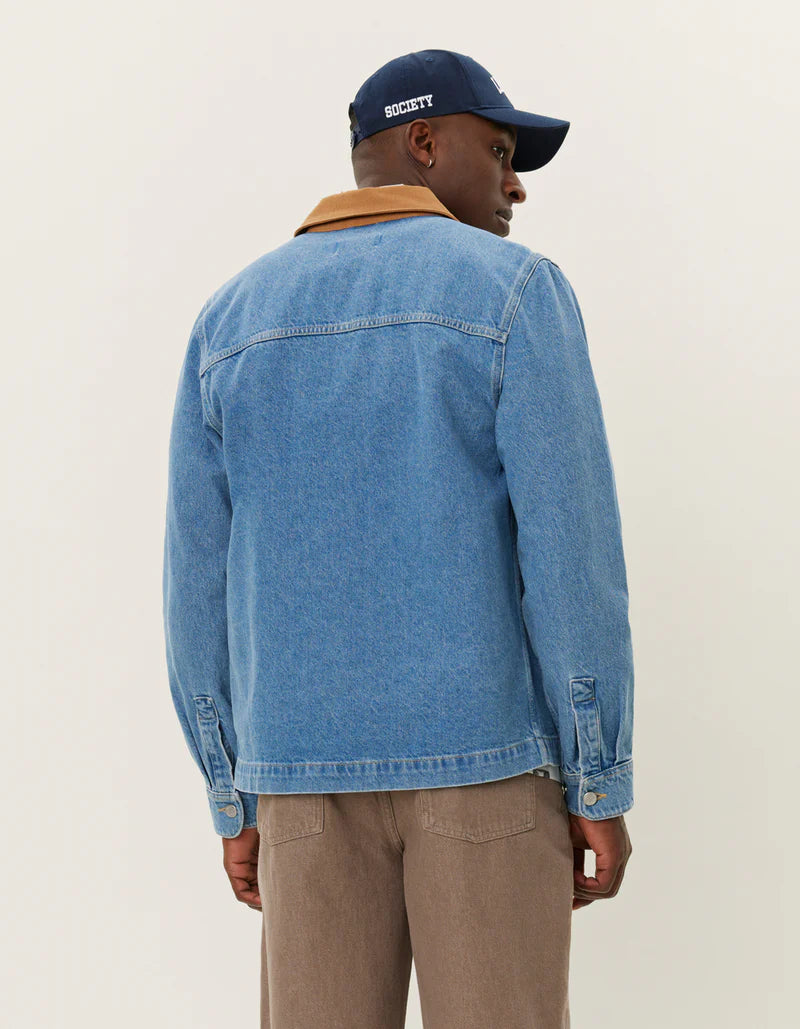 LAYTON WASHED DENIM OVERSHIRT