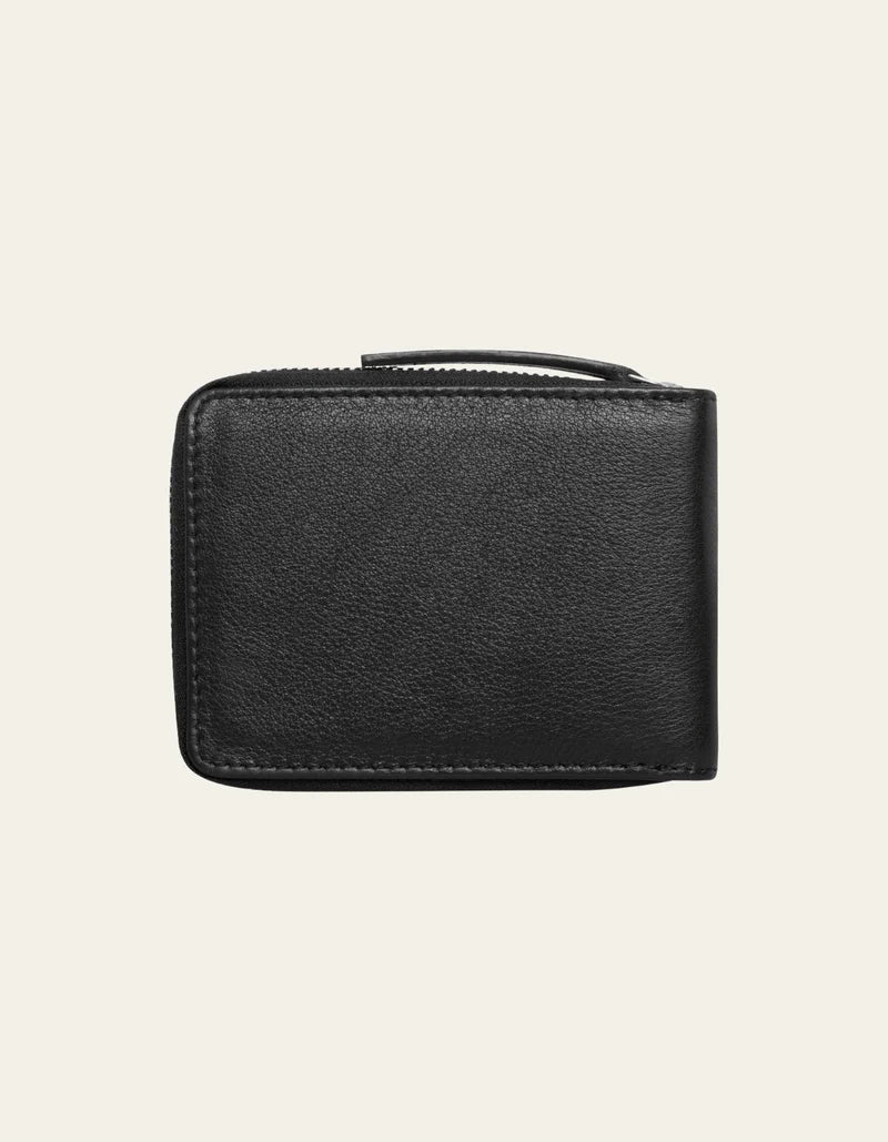 LEATHER ZIP WALLET