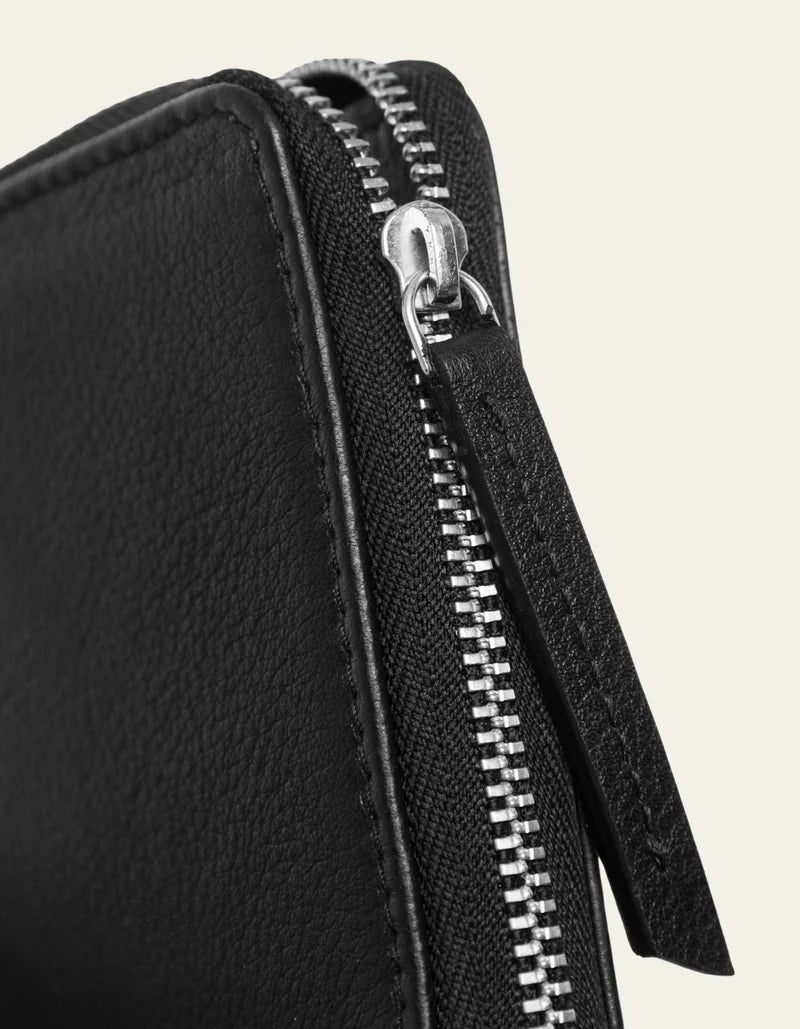 LEATHER ZIP WALLET