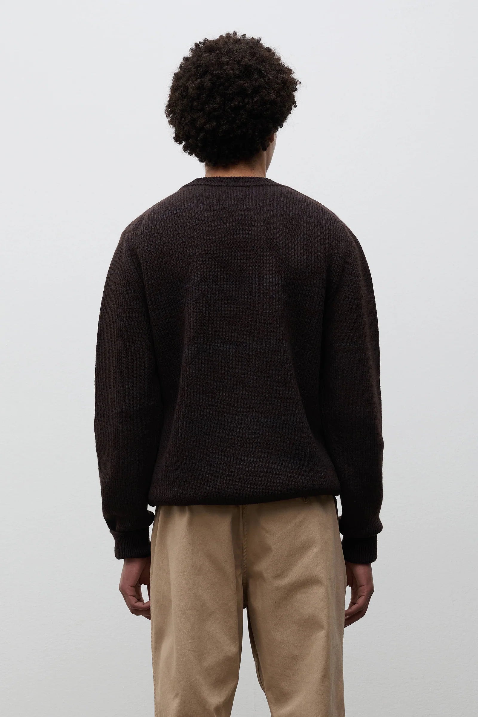 HENNING COTTON WOOL RIB SWEATER