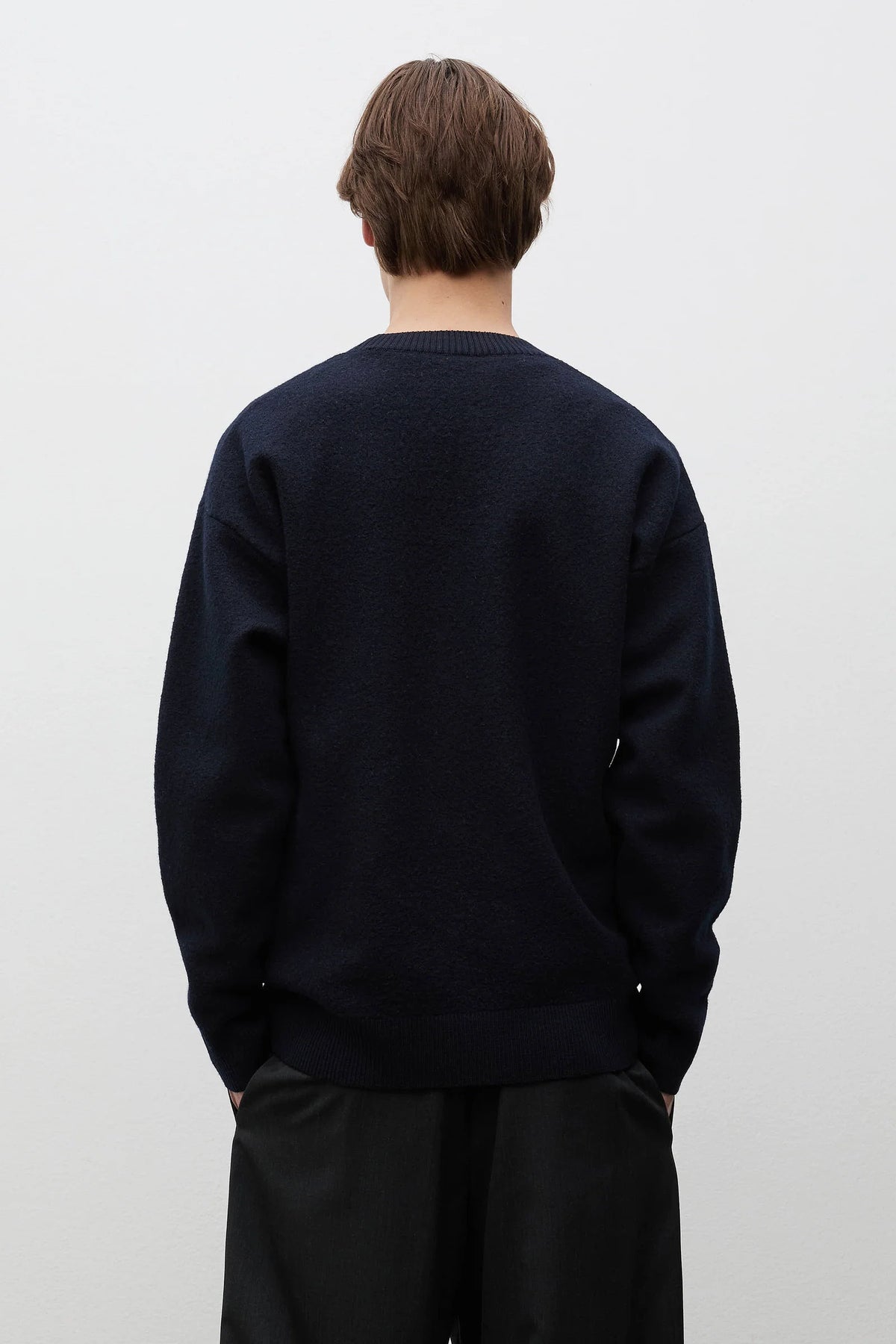 KRAGHOLM BOILED WOOL CREWNECK