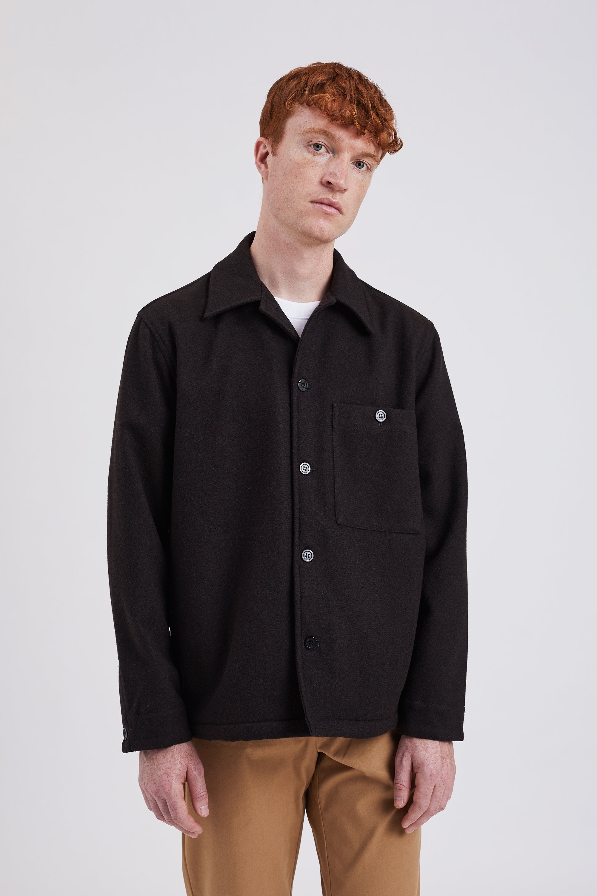 FOLKE WOOL OVERSHIRT