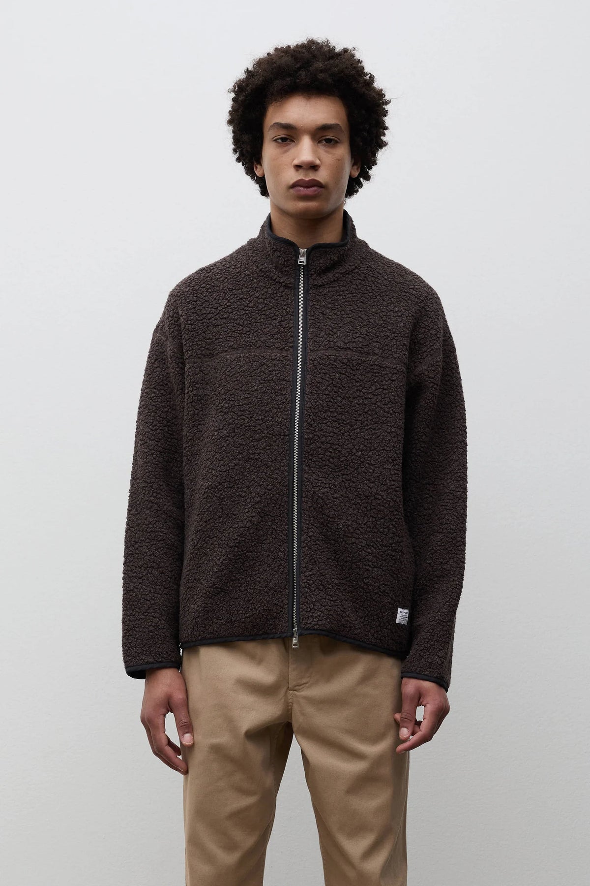 BJERGET SHERPA WOOL FLEECE JACKET