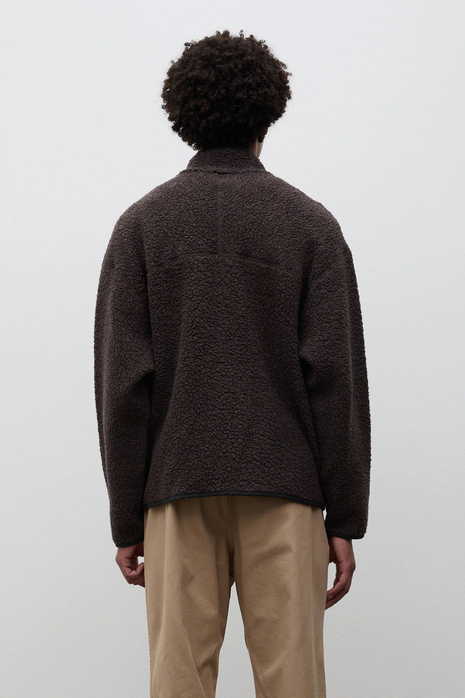 BJERGET SHERPA WOOL FLEECE JACKET