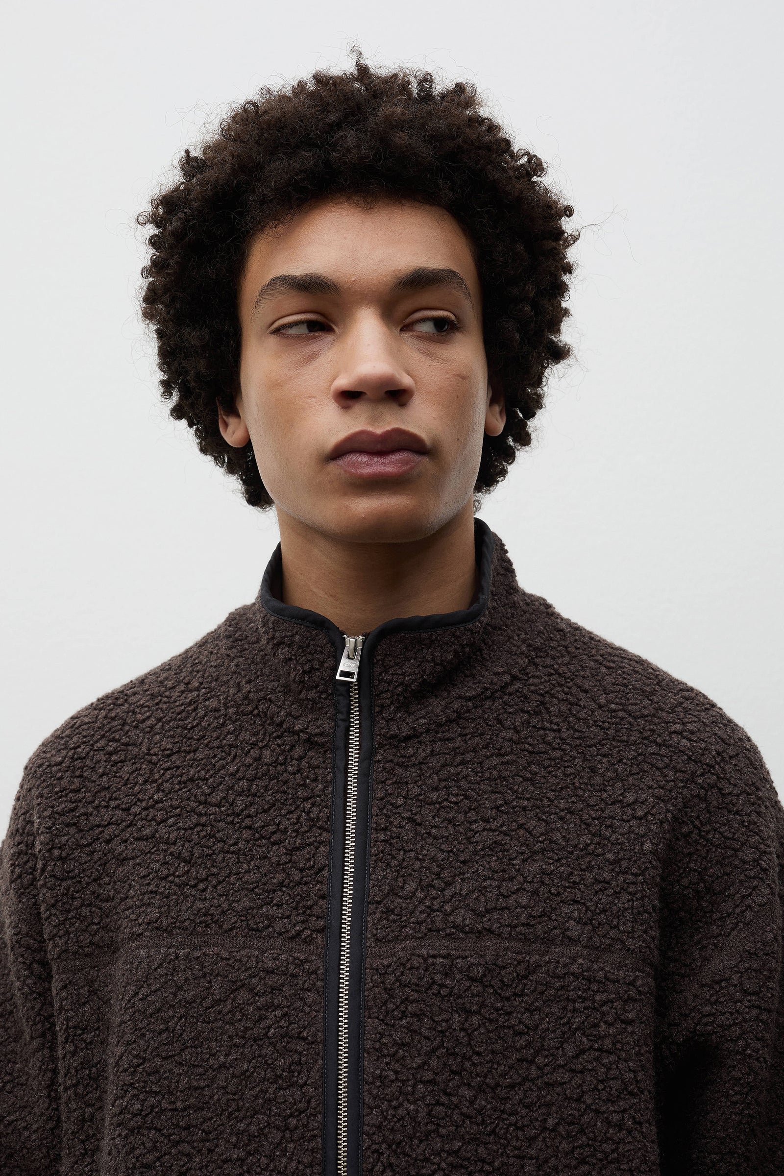 BJERGET SHERPA WOOL FLEECE JACKET