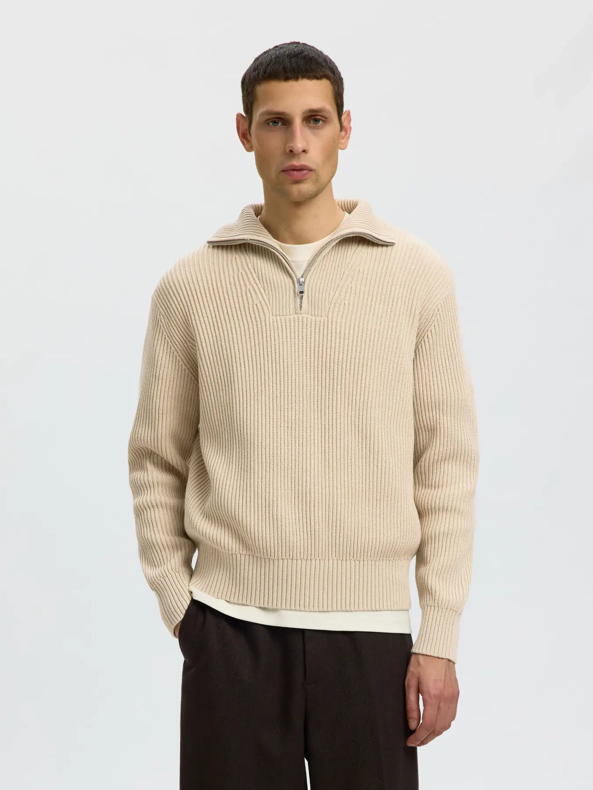 DRY KNIT HALF ZIP