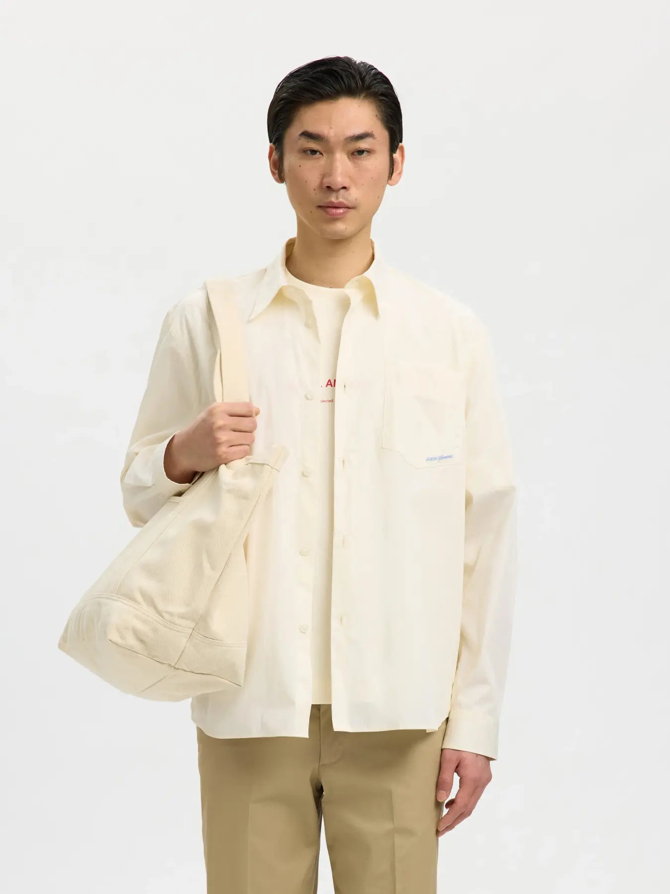 EMBROIDERY LS SHIRT X HOTEL AMOUR