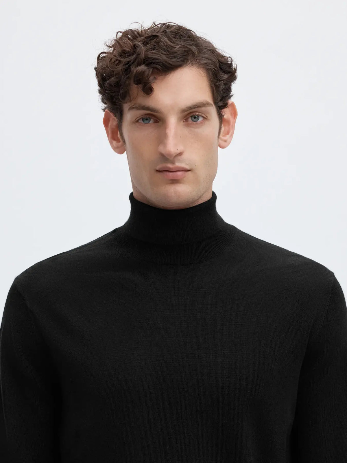 TRAY KNIT MERINO ROLL NECK