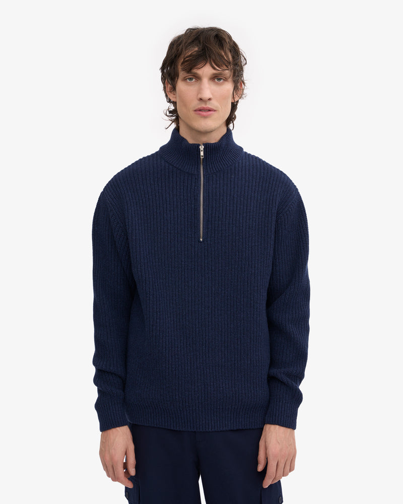 MERINO QUARTER ZIP