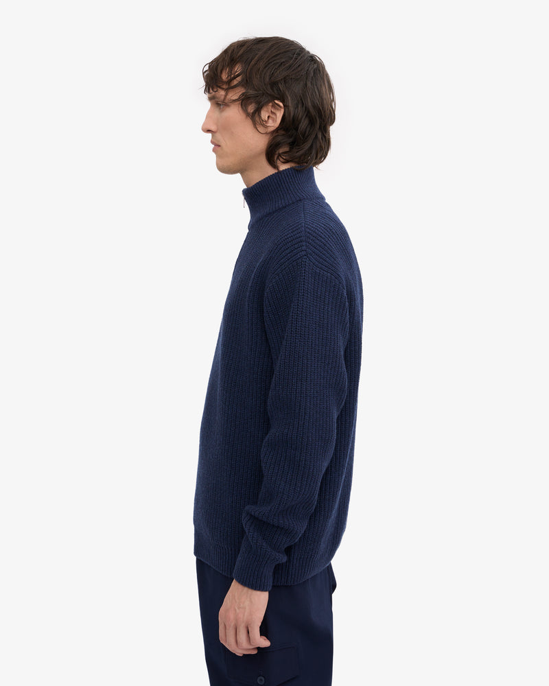 MERINO QUARTER ZIP
