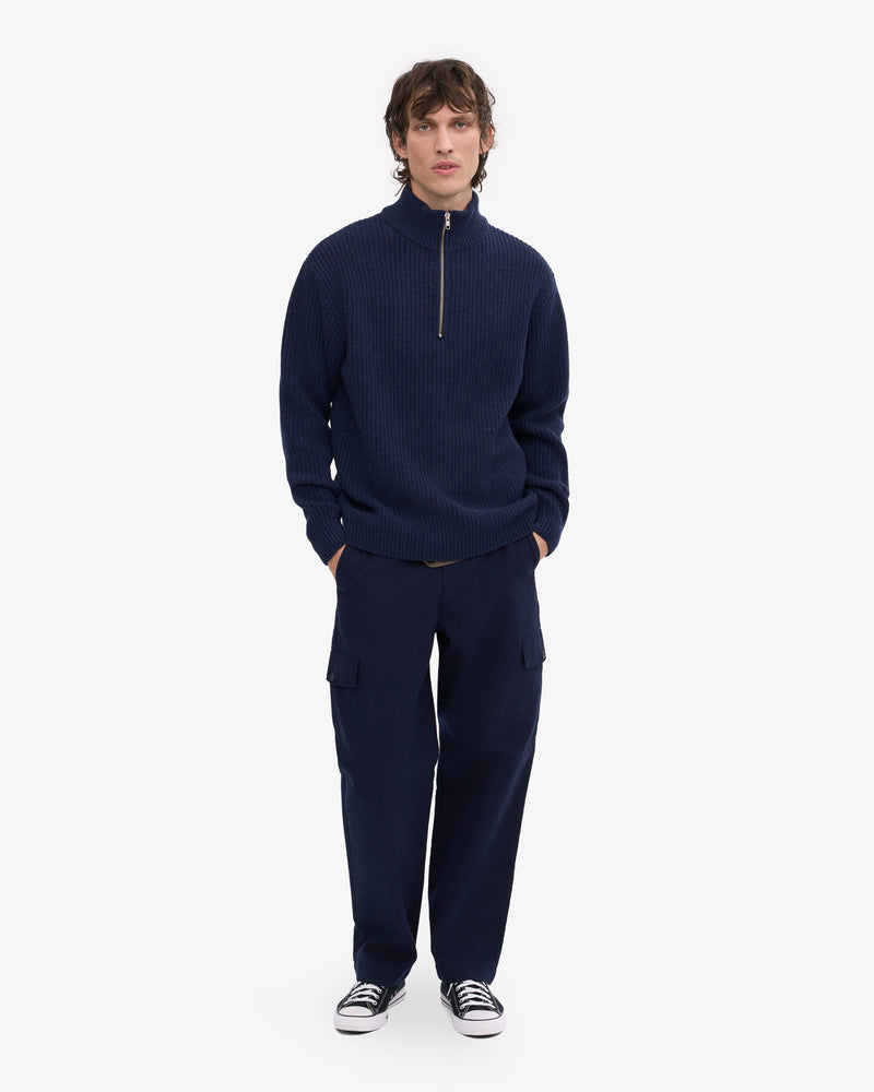 MERINO QUARTER ZIP