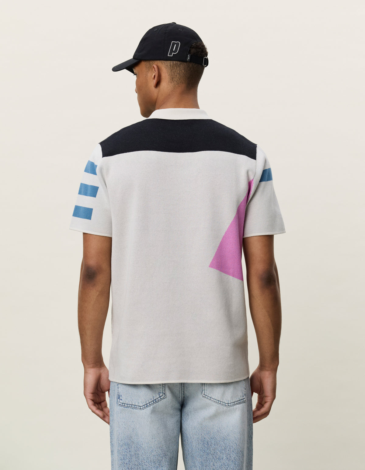 PRINCE INTARSIA KNITTED POLO