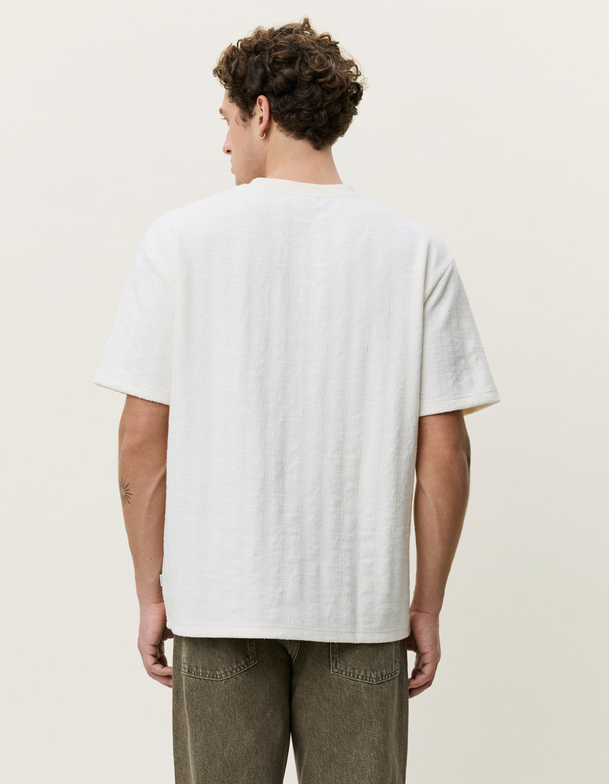 STRIPE JACQUARD T-SHIRT